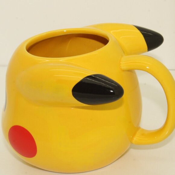 Just Funky Pokemon Pikachu 3D Molded Coffee Cup Mug 2016 Nintendo 16 Oz - Picture 2 of 7